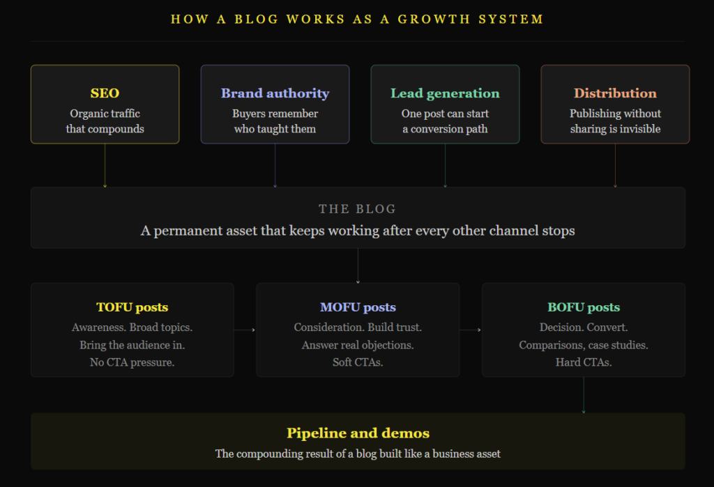 Blog works as growth system
