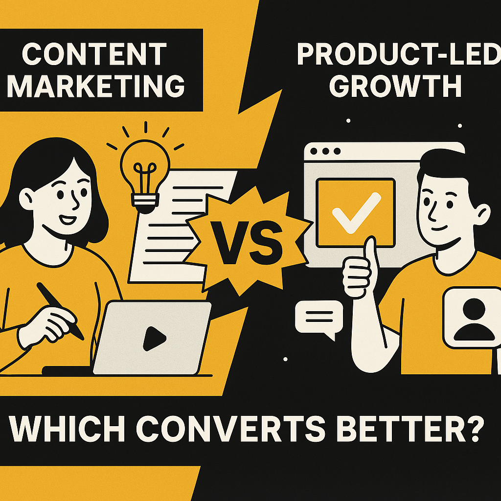 Content Marketing vs. Product-Led Growth: Which One Converts Better?