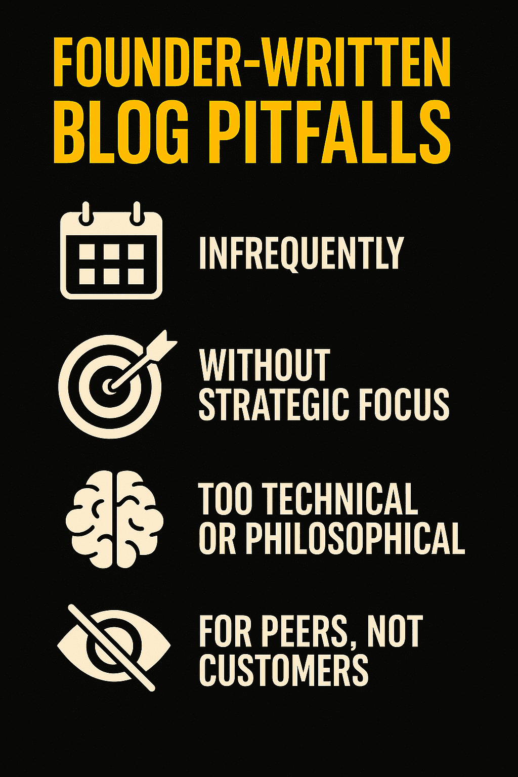 Founder Pitfalls