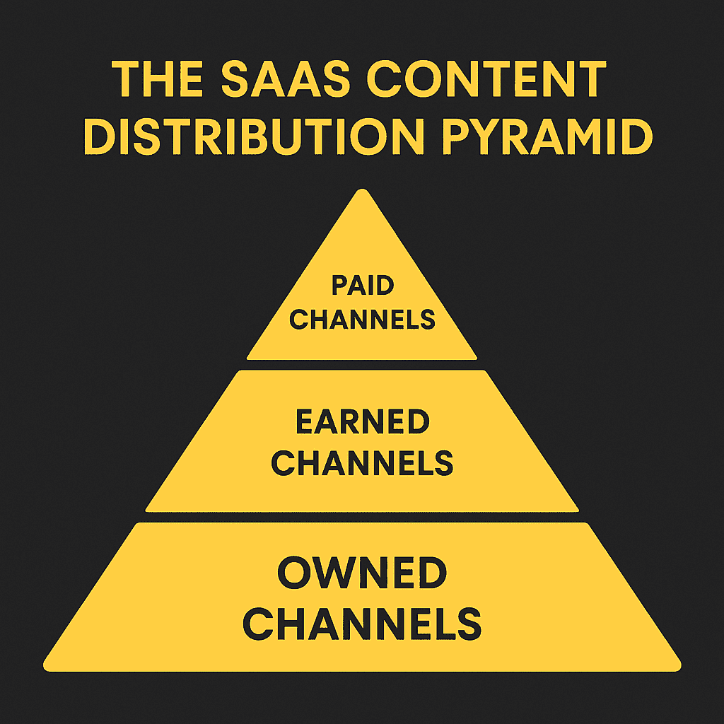 SAAS Content Distribution Pyramid