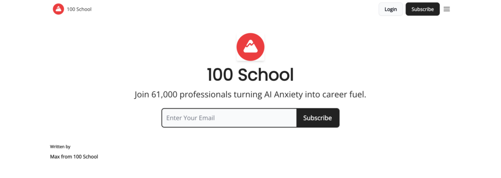 100 school - Best AI Newsletters