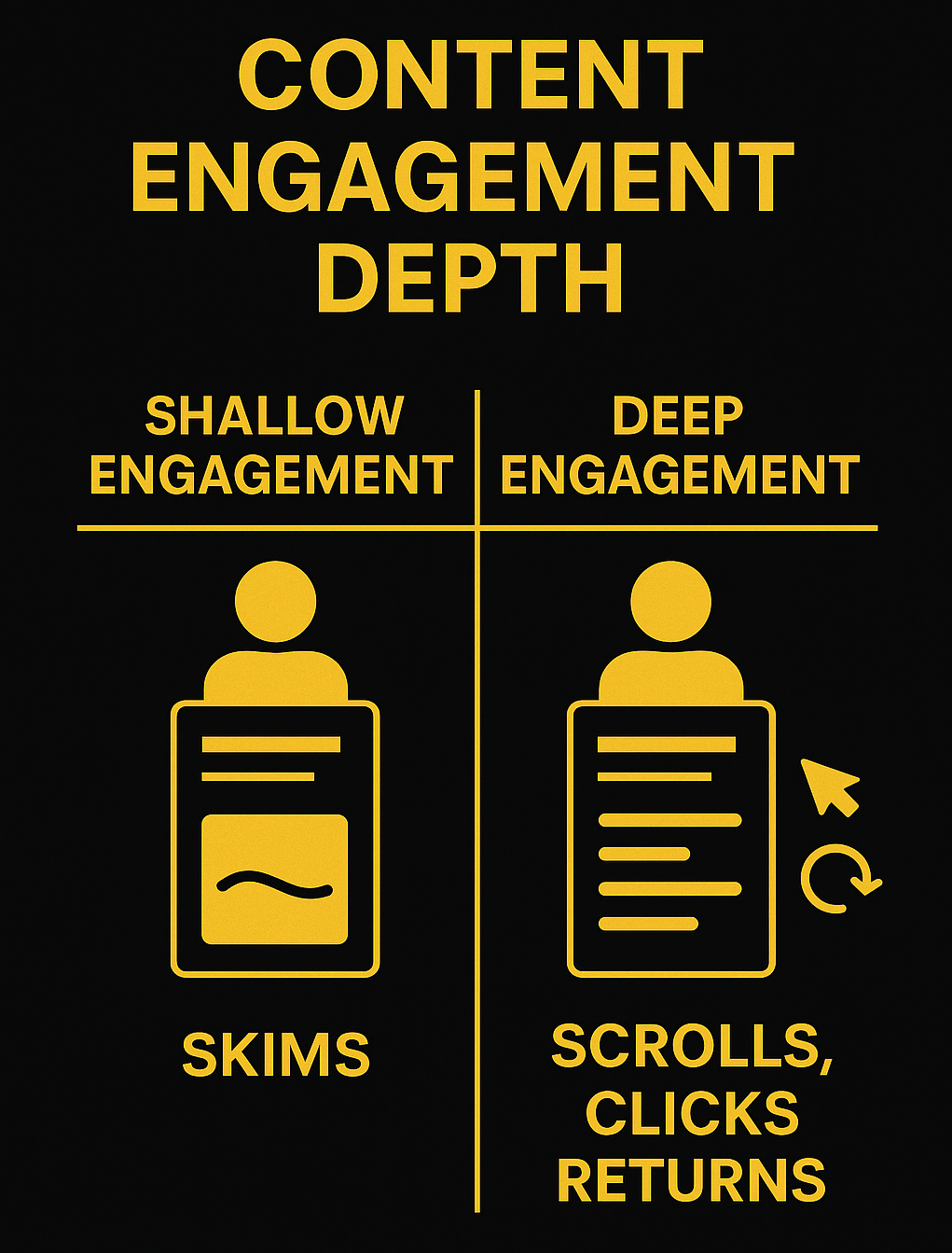 Content-engagement-depth