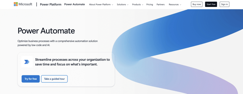 Microsoft power automate