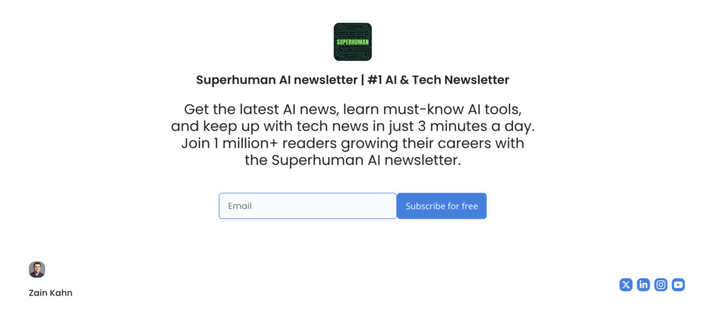 Superhuman AI - Best AI Newsletters