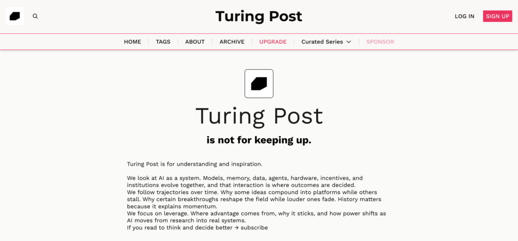 Turing post - Best AI Newsletters