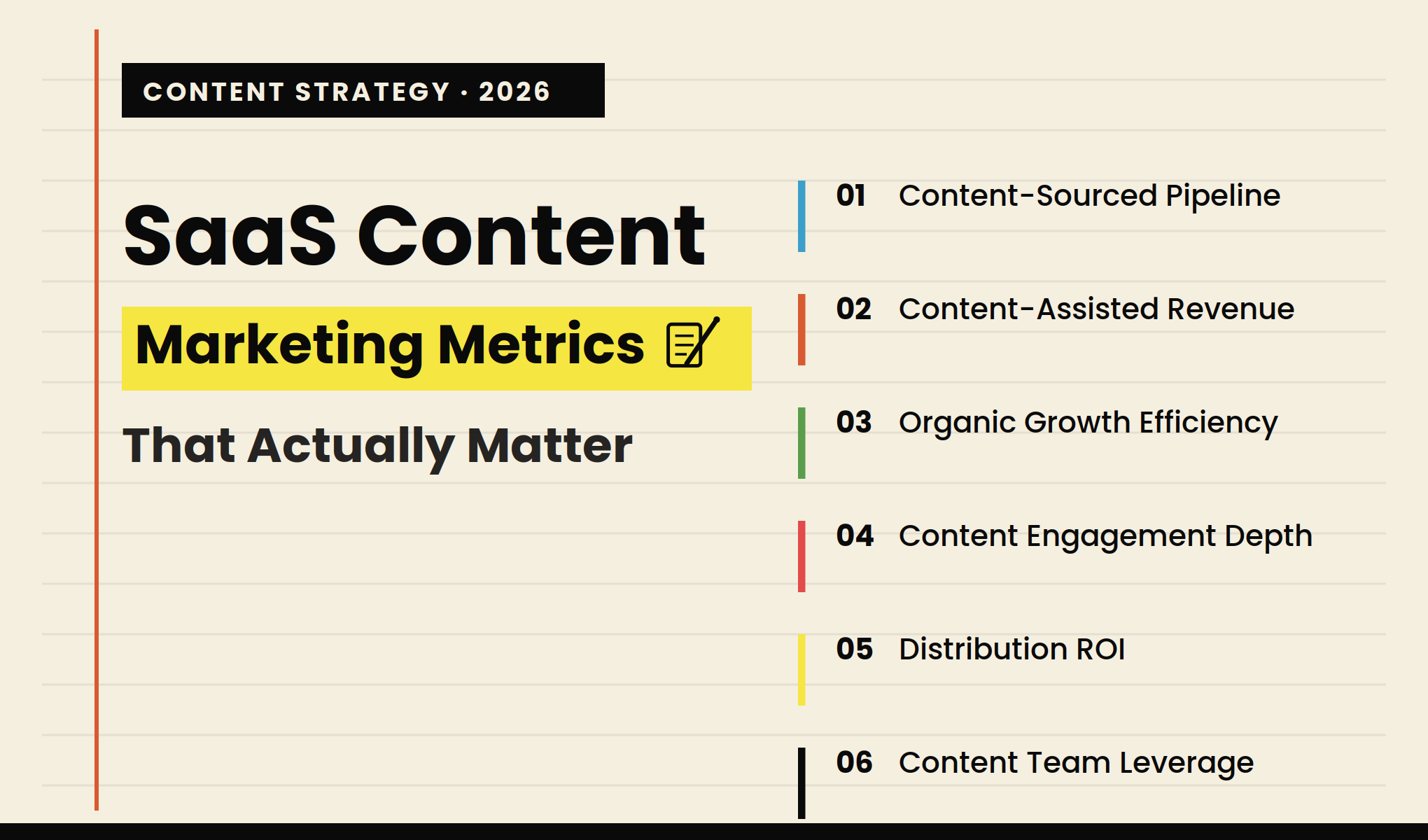 SaaS Content Marketing Metrics That Actually Matter in 2026