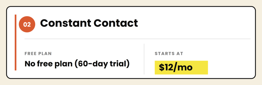Free Email Marketing Tools - Constant Contact