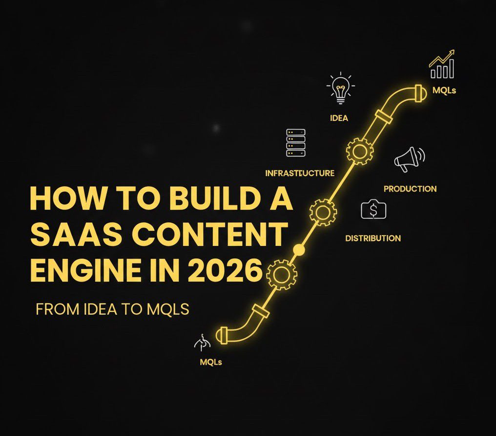 How to Build a SaaS Content Engine in 2026 — From Idea to MQLs
