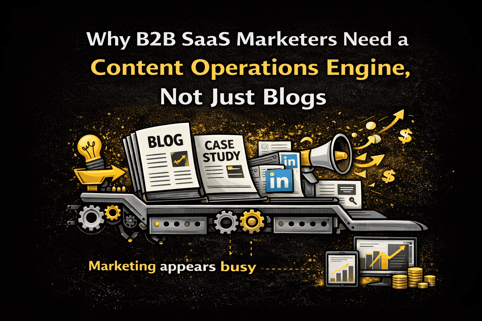 Why B2B SaaS Marketers Need a Content Operations Engine