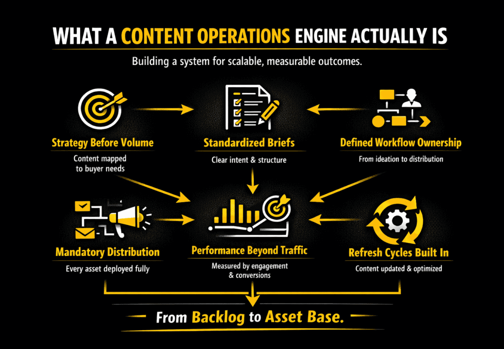 what is content operations engine