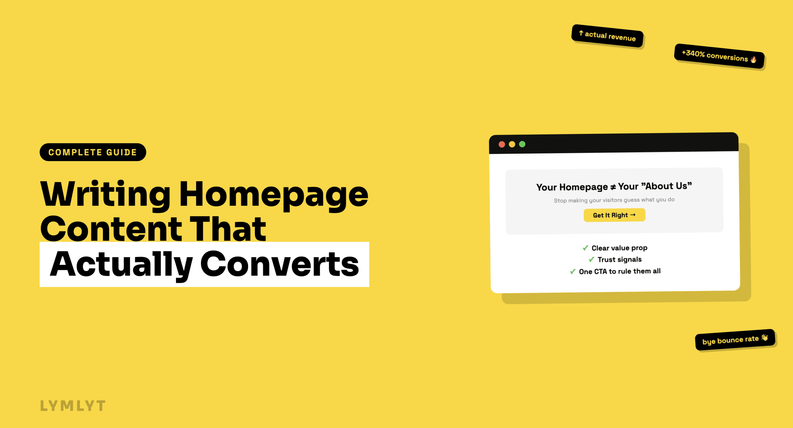 The Complete Guide to Writing Homepage Content That Actually Converts