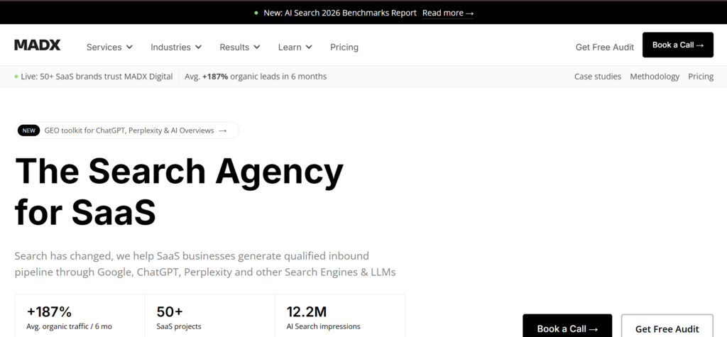 best B2B SEO agencies - Madx Digi