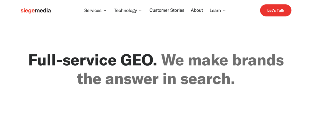 best SEO agencies for startups-siege media
