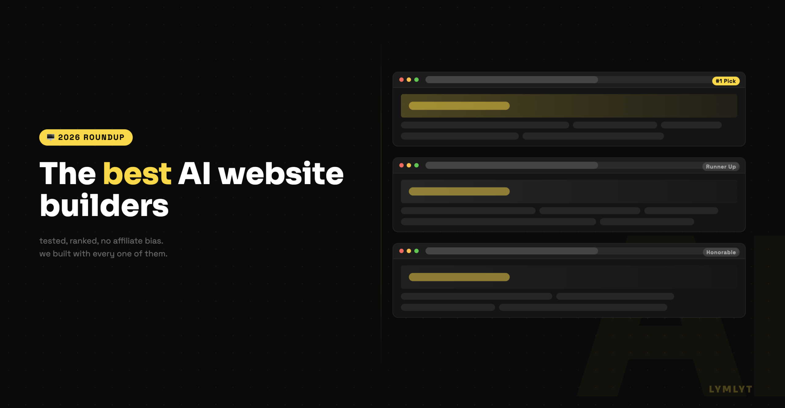 The best AI website builders in 2026