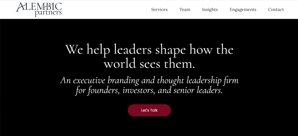 Executive Ghostwriting Agencies - Alembic Partners