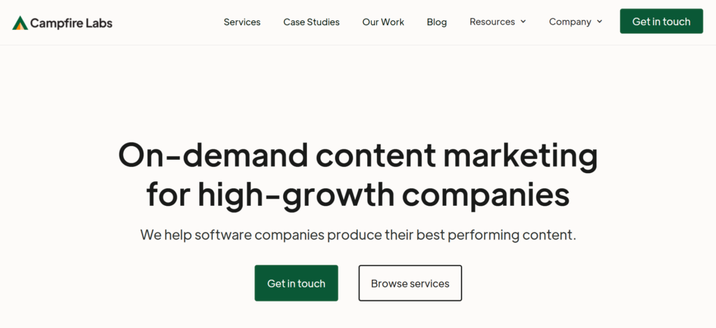 Executive Ghostwriting Agencies - Campfire Labs