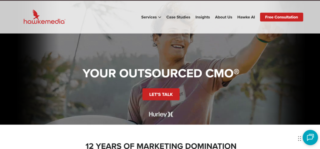 Best AI marketing agencies - Hawkemedia