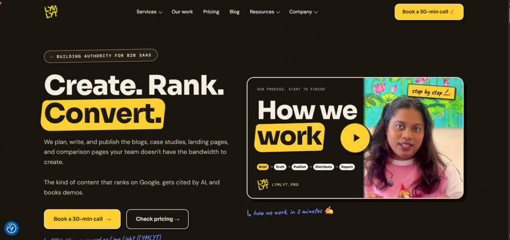 LymLyt.pro - Homepage - Content repurposing agency