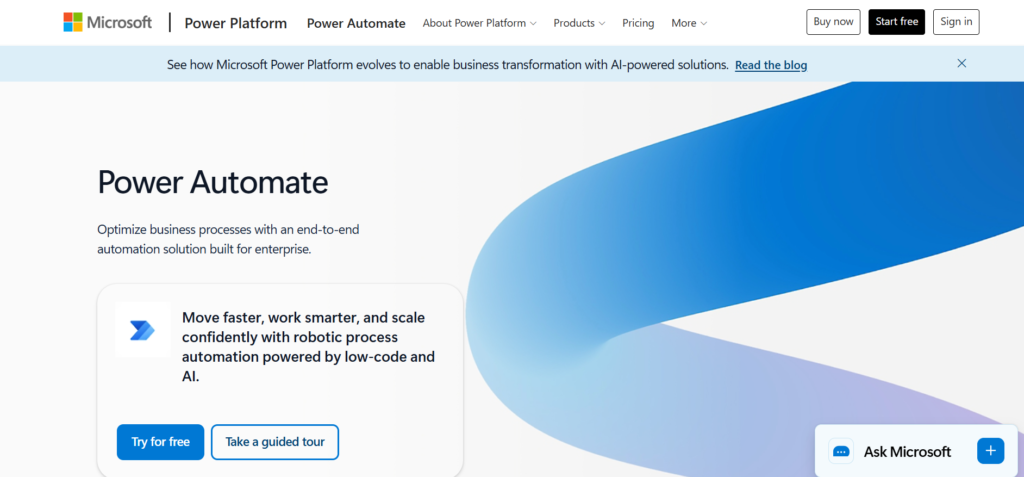  Zapier alternatives- microsoft power