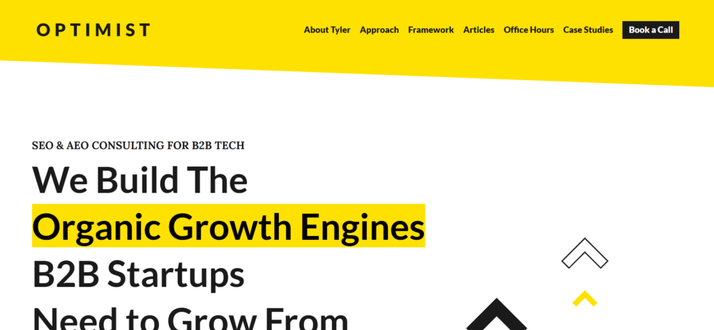 best B2B SEO agencies- optimist