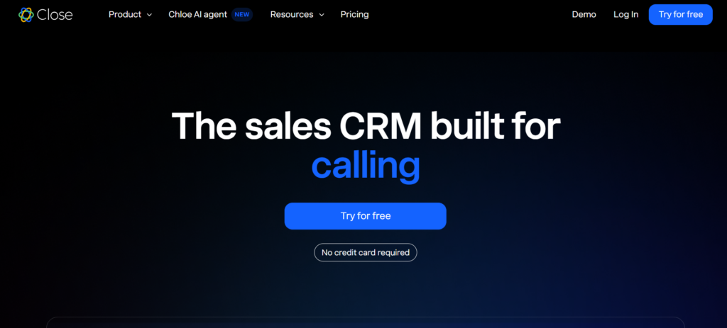 CRM tools for B2B SaaS- Close