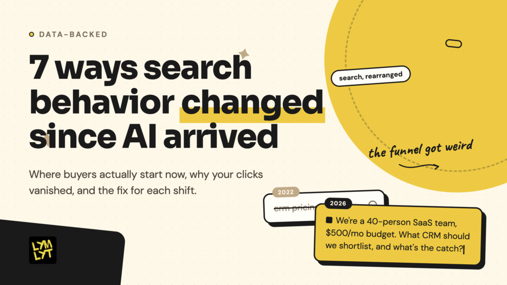Search Behavior has Changed since AI Arrived