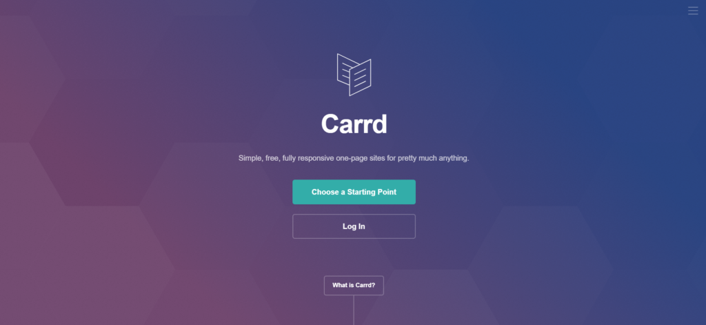 Landing Page Builders - Carrd
