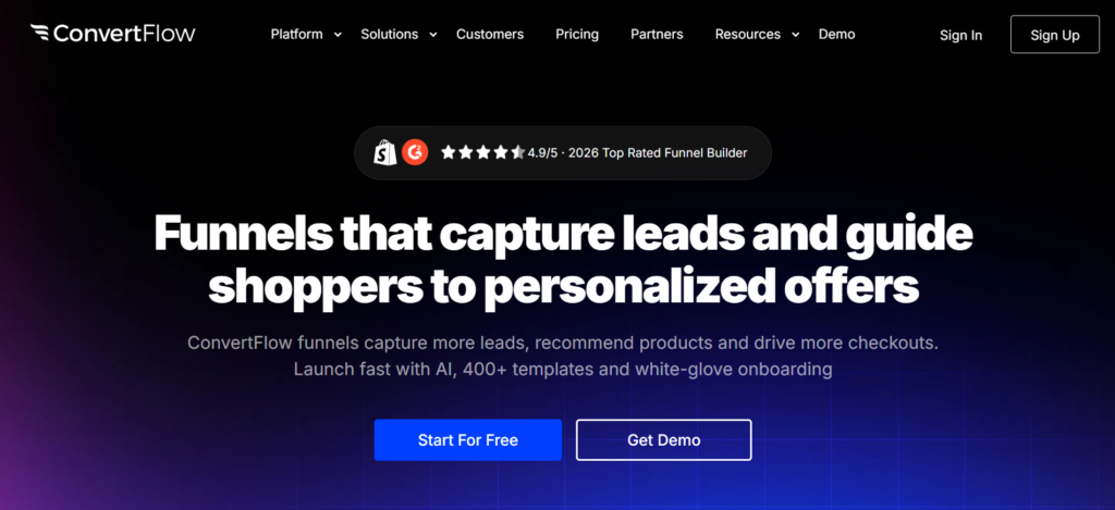 Landing Page Builders - Convert Flow