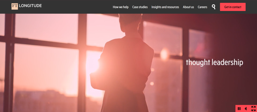 Best Thought Leadership agencies-FT Longitude