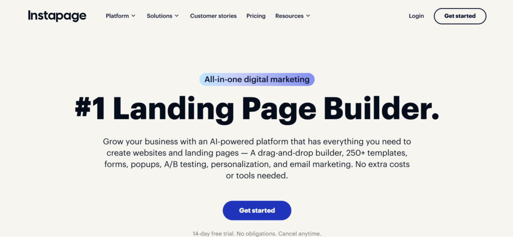 Landing Page Builders - Instapage