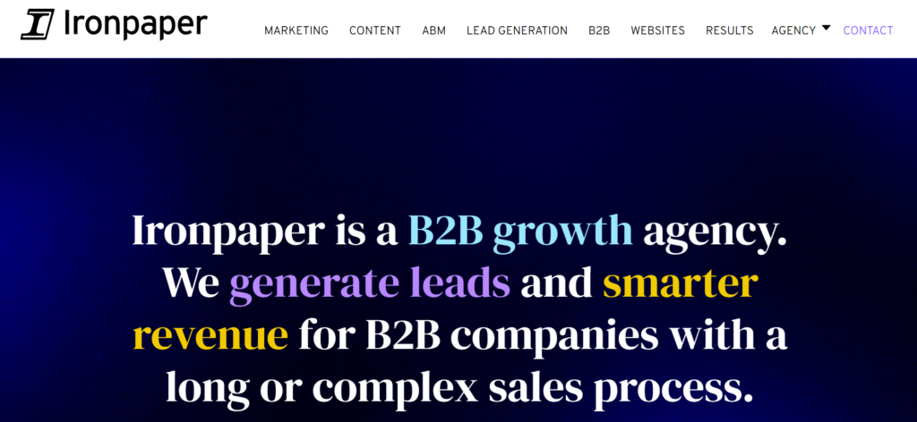 Best Thought Leadership agencies-Ironpaper
