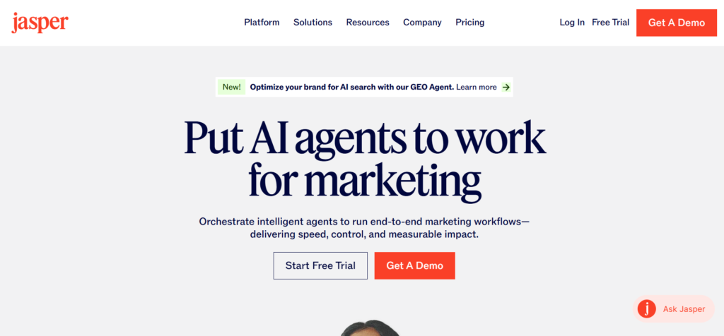 AI writing tools for B2B SaaS
-jasper