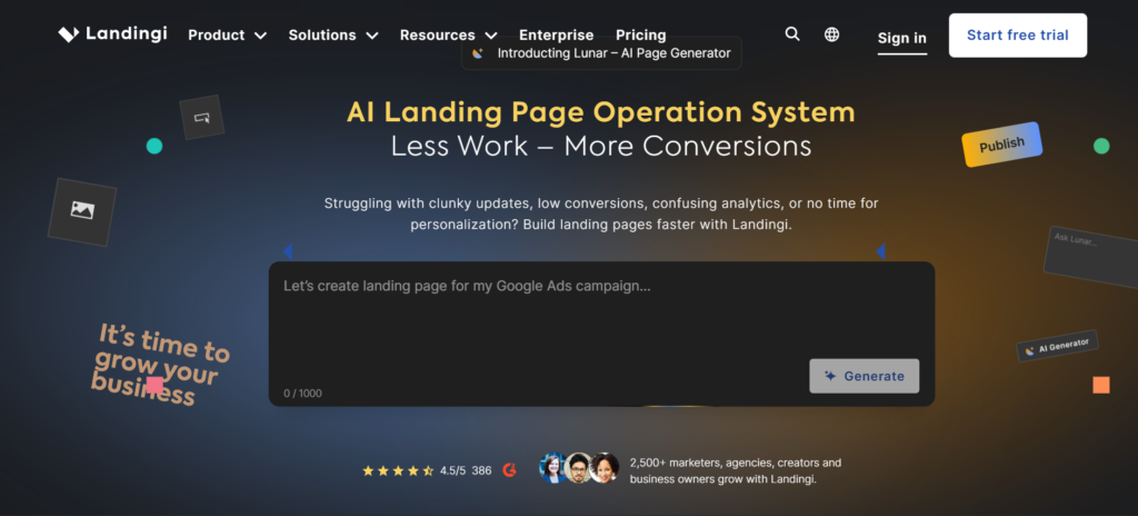 Landing Page Builders - Landingi