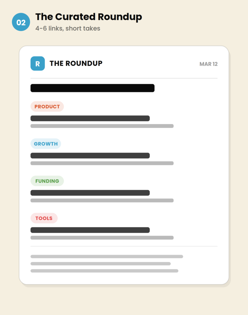 B2B newsletter templates - curated roundup