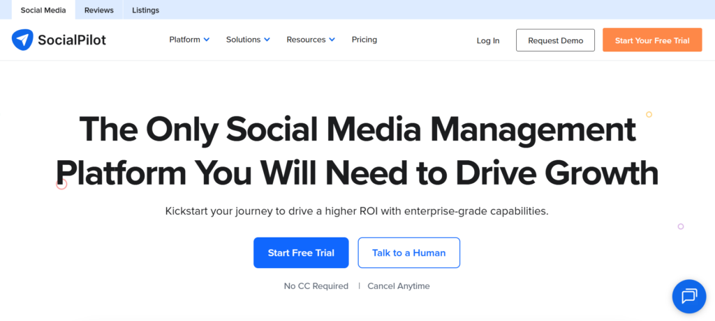 social media scheduling tools - SocialPilot