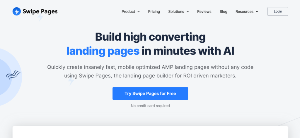 Landing Page Builders - Swipe Pages