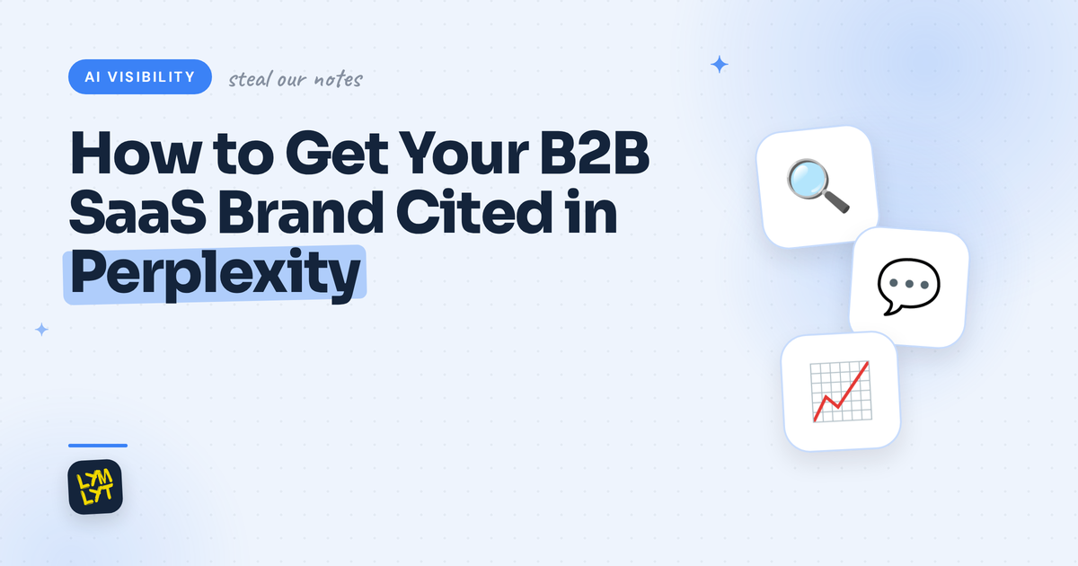 How to Get Your B2B SaaS Brand Cited in Perplexity AI