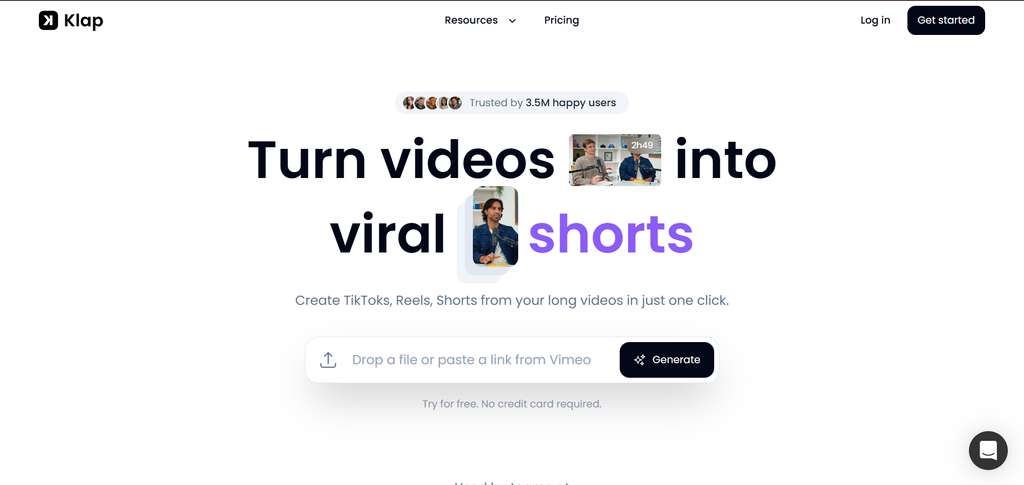 AI content repurposing tools - Klap