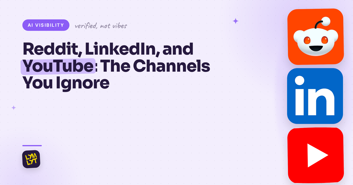 Reddit, LinkedIn, and YouTube: The Channels You Ignore