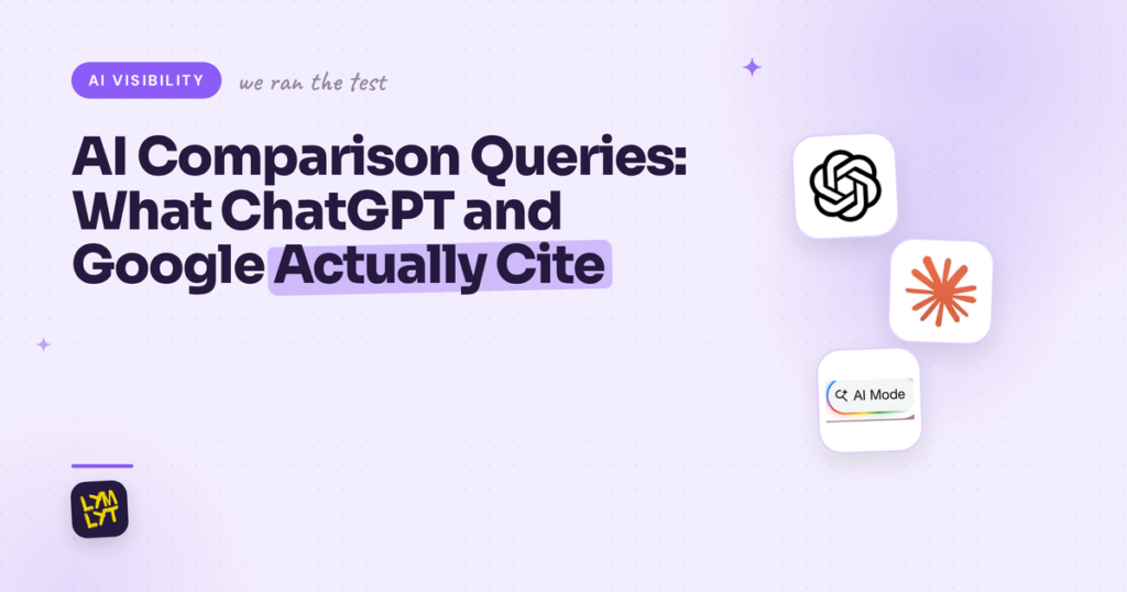 AI Comparison Queries: What ChatGPT and Google Actually Cite