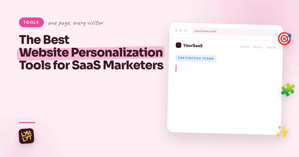 Website personalization tools for SaaS marketers in 2026